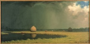 ソルト・マーシュ・ヘイ 1865年頃（キャンバスに油彩） 作： Martin Johnson Heade