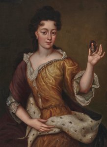 Theresa Kunegunda Sobieska 1676-1730 の肖像、バイエルン選帝侯、17 世紀の終わり。 作： Martin Maingaud