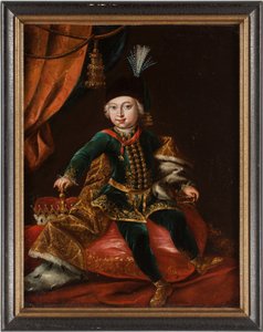 子供の頃の皇帝ヨーゼフ 2 世の肖像 作： Martin Meytens the Younger