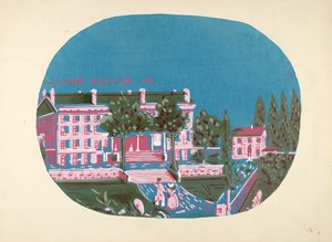 バンドボックスのデザイン 聾唖者のための精神病院、1939年頃 作： Martin Partyka