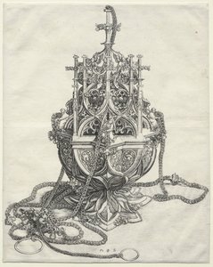 香炉、c。 1480-1490。 作： Martin Schongauer
