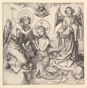 キリストの洗礼、ca。 1470-1474。