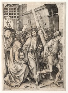 十字架を負うキリスト。 作： Martin Schongauer