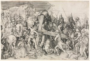十字架を背負うキリスト 作： Martin Schongauer