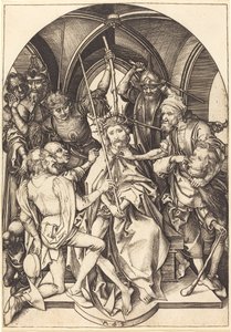 いばらの冠をかぶったキリスト 作： Martin Schongauer