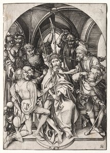 いばらの冠をかぶったキリスト 作： Martin Schongauer