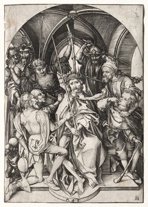 いばらで戴冠したキリスト。 作： Martin Schongauer