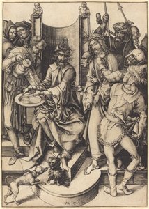 ピラトの前のキリスト 作： Martin Schongauer