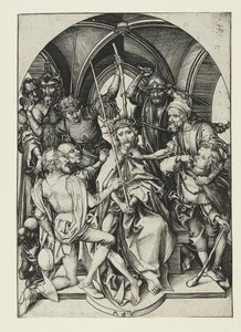 茨の冠をかぶったキリスト 15世紀後半 作： Martin Schongauer