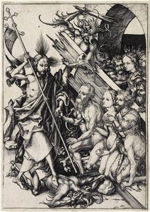 虚無のキリスト」 1480年頃 作： Martin Schongauer