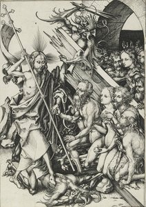 虚無のキリスト 15世紀後半 作： Martin Schongauer