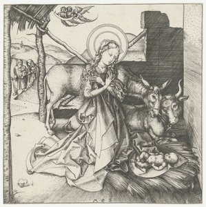 キリストの誕生 作： Martin Schongauer