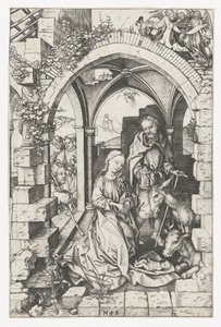 キリストの誕生 作： Martin Schongauer