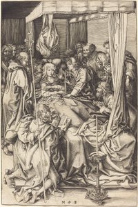 処女の死 作： Martin Schongauer