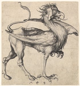 グリフィン、ca。 1435-1491。 作： Martin Schongauer