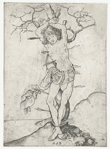 聖セバスチャン 作： Martin Schongauer