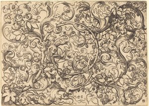 ホップのつるの飾り 作： Martin Schongauer