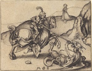 セントジョージ 作： Martin Schongauer