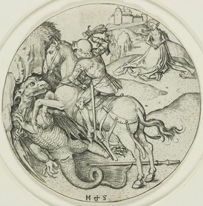 セント・ジョージ 作： Martin Schongauer