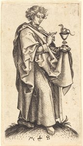 伝道者聖ヨハネ 作： Martin Schongauer