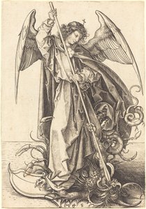 ドラゴンを倒す聖ミカエル 作： Martin Schongauer