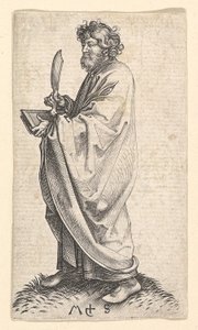 セント バーソロミュー、カリフォルニア州。 1435-1491。 作： Martin Schongauer