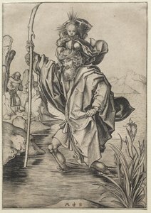セントクリストファー。 作： Martin Schongauer