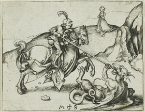 セント・ジョージ 作： Martin Schongauer