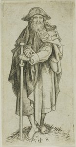 聖ヤコブ少佐、使徒より 作： Martin Schongauer