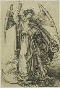 聖ミカエル 作： Martin Schongauer