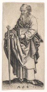 聖ポール、ca。 1435-1491。 作： Martin Schongauer