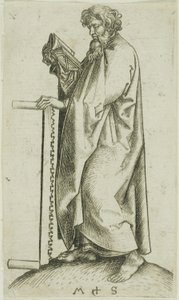 聖シモン、使徒より 作： Martin Schongauer