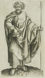 聖トマス、使徒より 作： Martin Schongauer