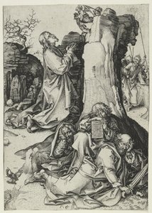 庭の苦悶（彫刻） 作： Martin Schongauer