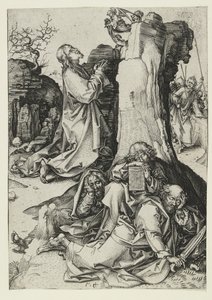 庭園の苦悩」 15世紀後半 作： Martin Schongauer