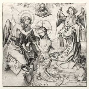 ヨルダンにおけるキリストのバプテスマ、c。 1480-90。