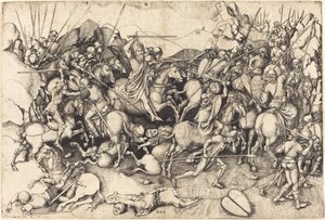 クラビホでのセントジェームスの戦い 作： Martin Schongauer