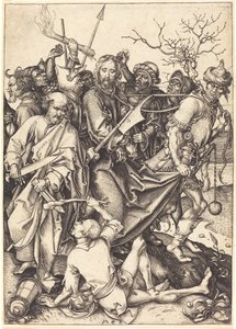 キリストの裏切りと捕らえ 作： Martin Schongauer