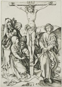 磔刑、受難曲より 作： Martin Schongauer