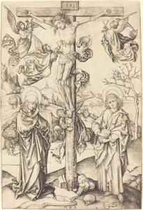 四天使の磔刑 作： Martin Schongauer