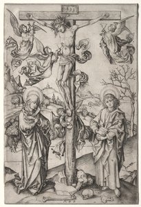 四天使の磔刑 作： Martin Schongauer