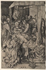 処女の死 作： Martin Schongauer