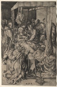 処女の死。 作： Martin Schongauer