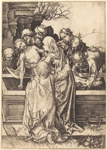 埋葬 作： Martin Schongauer