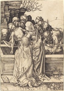 埋葬 作： Martin Schongauer