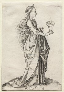 第五賢者の聖母 作： Martin Schongauer