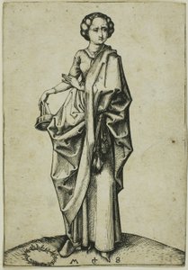 第4の愚かな処女 作： Martin Schongauer