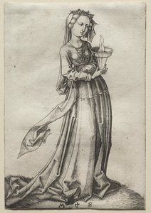 第四賢者の聖母 作： Martin Schongauer
