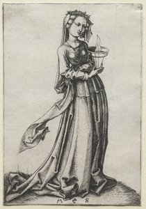 第四の賢処女 作： Martin Schongauer