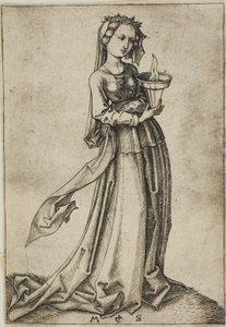 第四の賢処女 作： Martin Schongauer